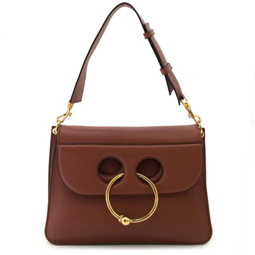 J.W Anderson brown pierce leather shoulder bag